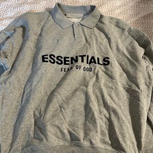 Essentials long sleeve polo